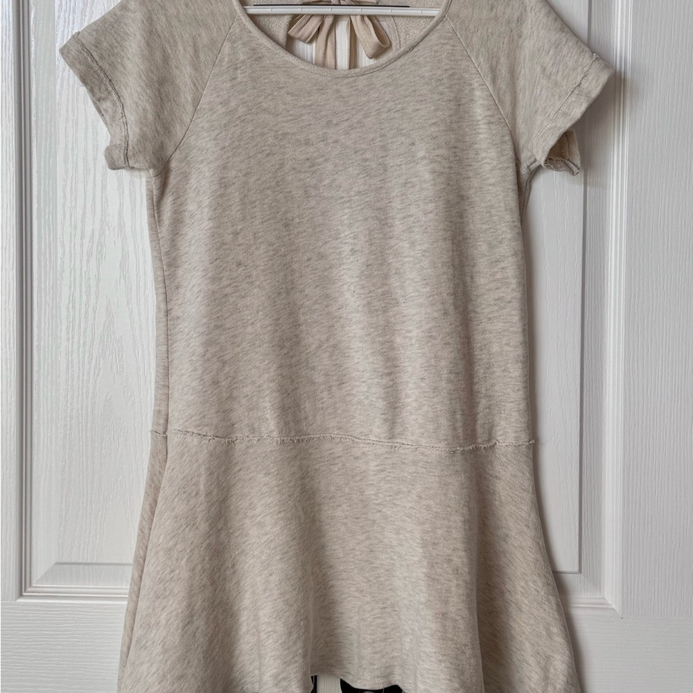 Lightweight Jersey Material Khaki Dress 100% Cotton